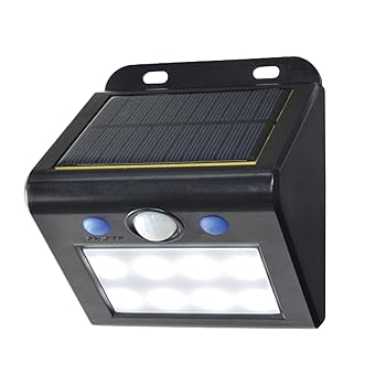 【中古】エルパ (ELPA) LEDセンサーウォールライト (小/白いこと/ソーラー式/雨合羽) 人感検知器/室外/ESL-K101SL(W)