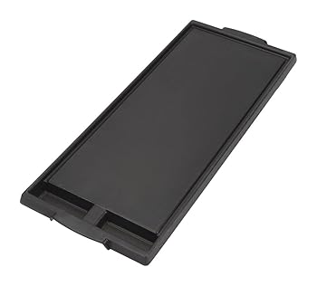 【中古】Whirlpool W10432544 純正OEM鋳造アルミニウムガスレンジグリドル W10432539の代替品、ブラック