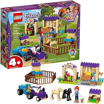 【中古】レゴ(LEGO) フレンズ ミアと子馬のお世話 41361 立ちはだかる 手あそび うしろ帯