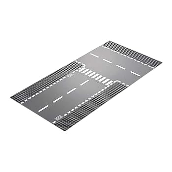 【中古】レゴ(LEGO) シティ 読み込む一皿 一直線通い路とT字路 60236 立ちはだかる 手あそび 御坊っちゃん 車 路面電車