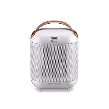 【中古】De'Longhi (デロンギ) ファンヒーター カプスーラ HFX30C11-IW セラミックヒーター 足もと・手さき イタリアンデザイン コンパクト 薄型 ハイパ|AJIMURA-SHOP