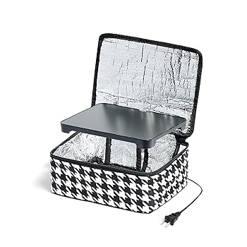【中古】HOTLOGIC ミニポータブル電気ランチボックスフードヒーター - 革新的なフードウォーマーと温水ランチボックス 大人用 車/自宅用 - 簡単に調理、