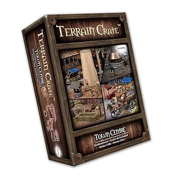 【中古】mantic MGTC124 テレインクレート:タウンセンター(リテール限定) マルチ