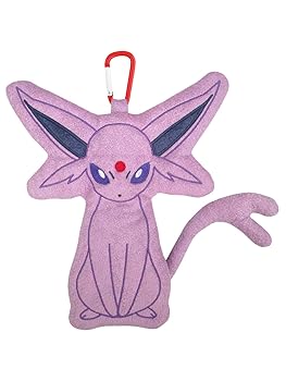 【中古】三英貿易 ポケットモンスター ぺたふわポーチ エーフィ W21×D3.5×H24.5cm ぬいぐるみ雑貨 ポケモン PZ37