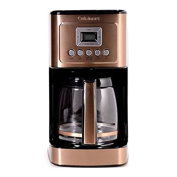 【中古】Cuisinart DCC-3200CS Perfectemp 珈琲製造会社 14優勝杯 プログラマブル ガラスカラフェ付き添い人 銅鋼