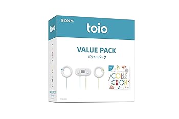 【中古】toio ( トイオ ) バリューパック「つくって、あそんで、ひらめいて」ロボットトイ 小さなキューブ型ロボット 一人でもみんなでも 手を動かして遊