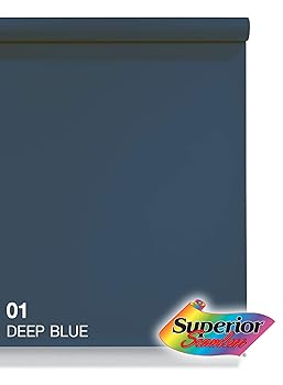 【中古】スーペリア 【スーペリア背景紙】BPS-1305(1.35&times;5.5m) No.1ディープブルー｜AJIMURA-SHOP