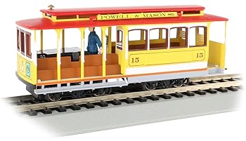 【中古】グリップマン ケーブルカー マルーン&タン HOスケール