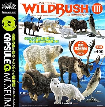楽天市場】カプセルQミュージアム WILD RUSH 真・世界動物誌 IV 第4章