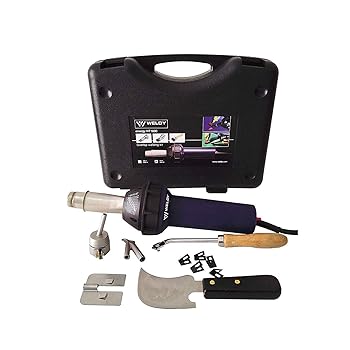 【中古】110ボルト溶接機プラスチックオーバーラップ溶接キット溶接機熱風ヒートガンハンドツール発熱体 (120電圧および床ツールキット)