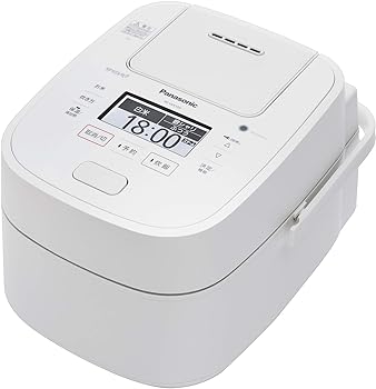 【中古】パナソニック 炊飯器 5.5合 スチーム&可変圧力IH式 Wおどり炊き ホワイト SR-VSX109-W|AJIMURA-SHOP