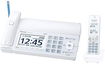 【中古】パナソニック おたっくす デジタルコードレスFAX 子機1台付き 迷惑電話対策機能搭載 ホワイト KX-PZ720DL-W