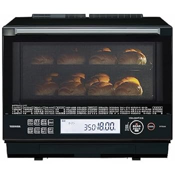 【中古】東芝(TOSHIBA) 過熱水蒸気オーブンレンジ 30L 石窯ドーム 350℃ 2段調理 ER-TD5000(K) 薄型コンパクト グランブラック