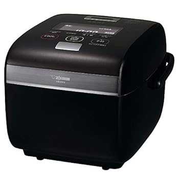 【中古】象印 炊飯器 1升 (10合) 圧力IH式 炎舞炊き 黒漆 NW-KB18-BZ｜AJIMURA-SHOP