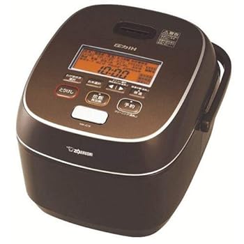 【中古】象印 圧力IH炊飯器(1升炊き) ブラウン ZOJIRUSHI 極め炊き NW-JC18-TA