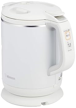【中古】象印 明かり湯沸かし 0.8L 煮え繰り返る後1第四次元90℃保温 珈琲ドリップ用役立つこと付き添い人 白いこと CK-AX08-WA