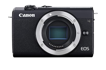 【中古】Canon ミラーレス一眼カメラ EOS M200 ボディー ブラック EOSM200BK-BODY|AJIMURA-SHOP
