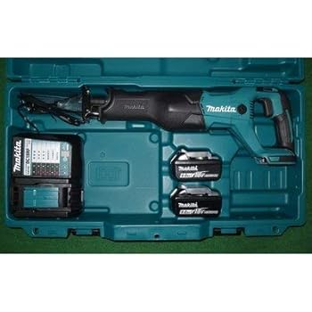 【中古】マキタ(Makita) 申し受ける式レシプロソー 18V6Ah バッテリ2本・申し受ける器・入れもの付 JR186DRGX