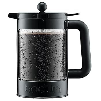 【中古】Bodum K11683-01WM ビーンコールドブリューコーヒーメーカー 58オンス ジェットブラック