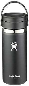 【中古】コーヒー ステンレスボトル Flex Sip Wide Mouthフレックス シップ ワイドマウス 16oz 473ml ブラック 保温 保冷 水筒 (日本正規品)