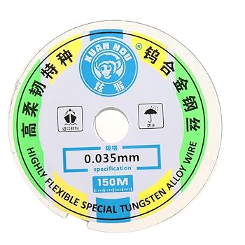 【中古】CoCocina 0.035粍 150M ウォルフラムアロイ鋼線 LCD分け隔てる線取りつくろう物の具 移動性画面用