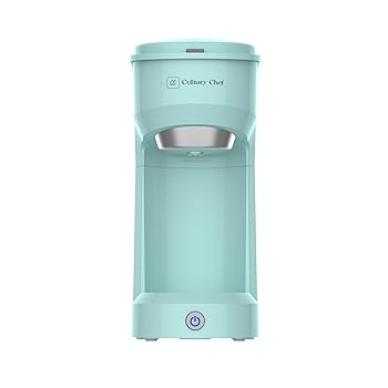【中古】CULINARY CHEF レトロシングルサーブメーカー 挽いたコーヒー用ブリューワー 300ml ミント