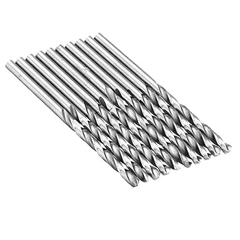 【中古】CoCocina 10個 2.2-4.0mm ドリルビット Hss 高速スチール ストレートシャンク ツイストドリルビット ハンドツイストドリル用 - B