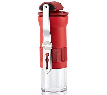 【中古】カフラーノ Cafflano クラインダー 携帯型 珈琲圧砕機 アウトドア エスプレッソ用極細挽き能力のある イタリア製金属元素コニカル刃 パウダーコンパクト 高性