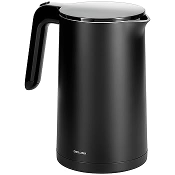 【中古】ZWILLING Enfinigy クールタッチ 1.5リッター 灯し火湯沸かし コードレス 紅茶湯沸かし お湯 黒いこと