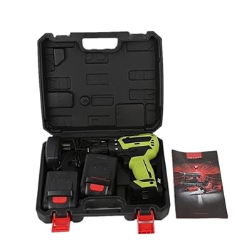 【中古】21V電動ドリルブラシレス2スピード充電式電動ハンドドリルウォール掘削と修理 木工穴あけ