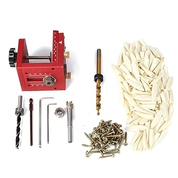 【中古】ZT-TTHG 木工キット穴ドリルポケットガイドダボ治具セットの木工建具マスターキットは耐久性