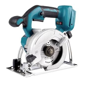【中古】Circular Saw, 10,800 RPM, 4.9 inches (125 粍), Cordless, Electric, Round, Adjustable Curve, 18 V, For Makita Batteries 花・ガーデン・DIY-その他