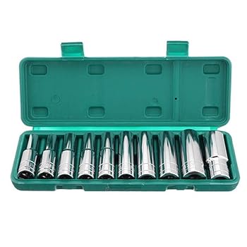 【中古】ZT-TTHG ドリル、10個入り1/2インチドライブヘビーデューティディープインパクトソケットセット6ポイントメトリック8?24ミリメートルソケットア