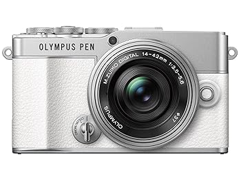 【中古】OM SYSTEM/オリンパス OLYMPUS PEN E-P7 14-42mm EZレンズキット ホワイト|AJIMURA-SHOP