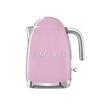 【中古】【日本置き目品】SMEG スメッグ 明かり湯沸かし (1.7L) (サクラ色)