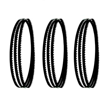 【中古】木材カットバンドスーブレードのための3ピースバンドのこぎりの刃1612x9.5x0.35mm 4 TPI zhengpingpai