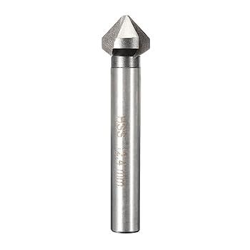 【中古】フライスカッタービット回転ビット 木材鋼6.3 / 8.3 / 10.4 / 12.4 / 16.5 / 20.5mmのための3ブレードカウンターホールドリルビット90度面取りツ