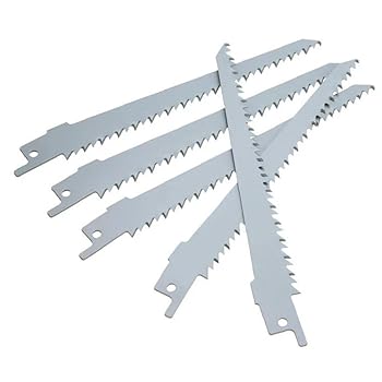 【中古】こぎり刃 木材 S644d 150mmの高炭素鋼の往復 10pcs