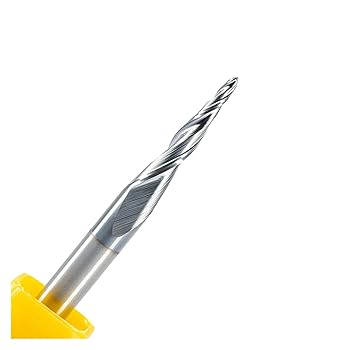 【中古】フライスカッタービット回転させるビット 10天下太平/ R0.5XD4X15X50MM HRC55ウォルフラム炭化タングステンボールノーズテーパーエンドミルーカッタード