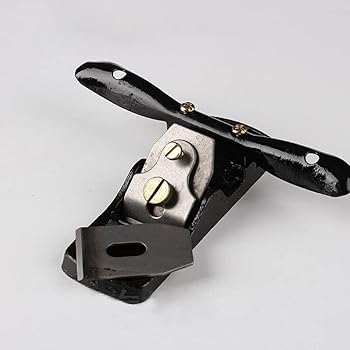 【中古】ミニハンドヘルド大工仕事プレーニング58 * 38粍クロームバナジウムアロイ鋼金モール大型はしけバードプレーナーカーペンターツール（図を引き合い） 花・ガーデン・DIY-その他