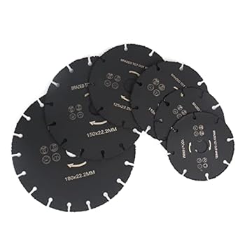 【中古】1pc100-230mm真空ろう付けタングステンカーバイド丸鋸刃ウッドカッティングディスクマルチツールアングルグラインダー木工用,1個180mmX22.23mm｜AJIMURA-SHOP