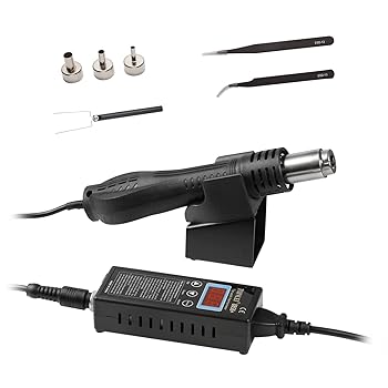 【中古】TXINLEI 8858+ 110V 680W SMDホットエアーガン 熱風溶接機 リワークステーションはんだ付けステーション 3 つノズル 携帯電話修理ツール｜AJIMURA-SHOP