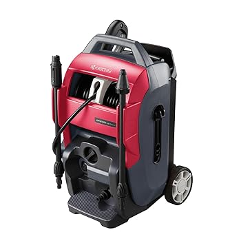 【中古】京セラ(Kyocera) 旧リョービ 労働者階級用 高圧洗い濯ぎ機 50サイクル AJP4210GQ 667452A 黒いこと/赤いこと 【水冷式原動機やとい入れるで感覚機能音を50%とり捨てる、労働者階級仕様模様高 その他-花・ガーデン・DIY