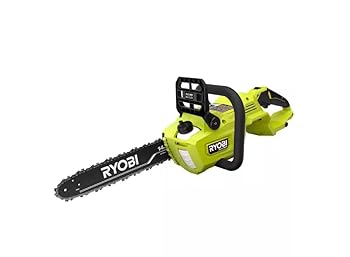 【中古】リョービ(RYOBI) 40雄捩子 HP 毛はらい受け答え14in 電動コードレスチェーンソー(物の具のみ) RY405010 (バルク包み)、黒いこと、黄色