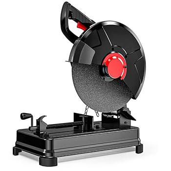 【中古】45度用金属元素切りおとす機、3680Wスチール写真切りおとす機、6500RPMチョップソー、14in/35.5糎刃径、金属元素切りおとす用0-45°自然調整マイターソー