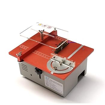 【中古】RUNAAJA DC 24V 8Aミニ多機能DIY電気テーブルソー木工テーブルソークラフトカッティングテーブルソーは電気カッティングソー10000RPMを持ち上げ