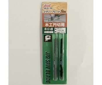 【中古】ESCO ジグソーブレード 2枚 80mmx12T EA854LD-2