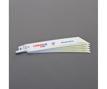 【中古】ESCO ひん曲げるレシプロソーブレード チタン厚地の外套/5枚 150mmx18T EA857LF-38