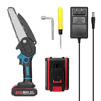 【中古】LOUJIN 21V6in携帯型灯し火切り調えるのこぎり小さな白木取りわけるチェーンソーブラシモーターガーデン生り木園用の片手大工仕事手道具