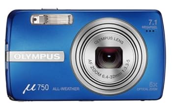【中古】OLYMPUS デジタルカメラ μ750 スカイブルー μ-750 BLU｜AJIMURA-SHOP